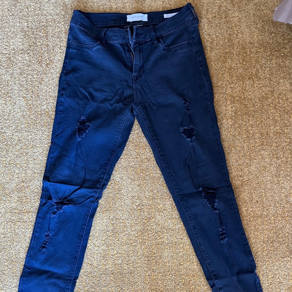 Pacsun Black Super Stretch jeggings